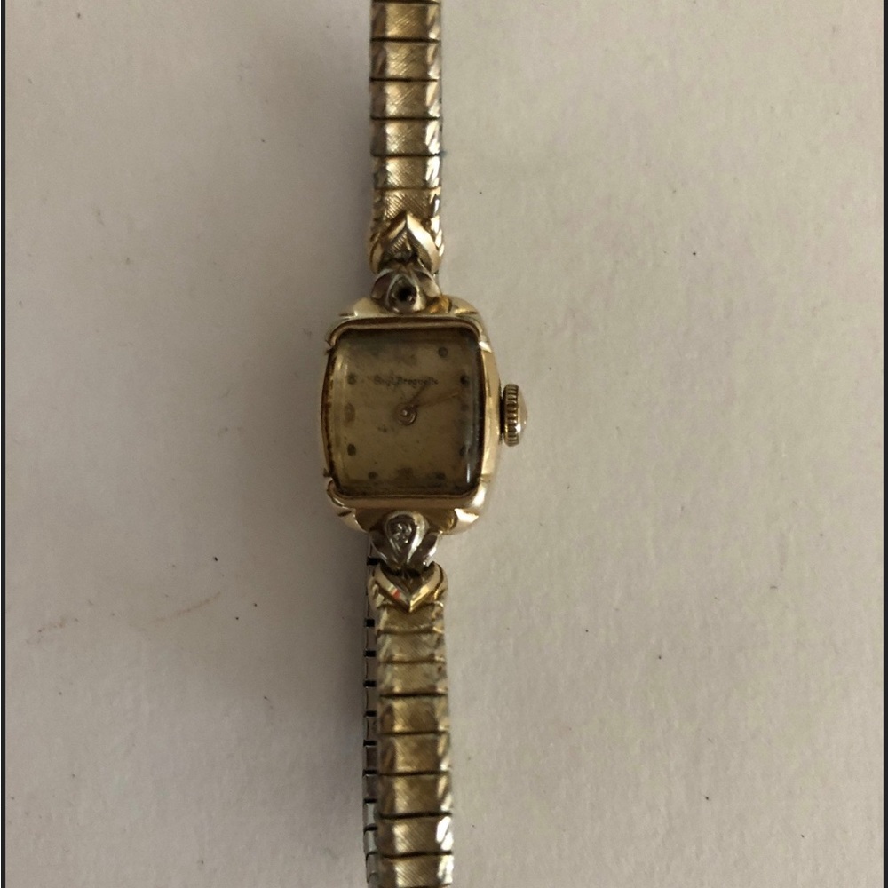 Vintage Paul Breguette 10K Gold Ladies Wrist Watch